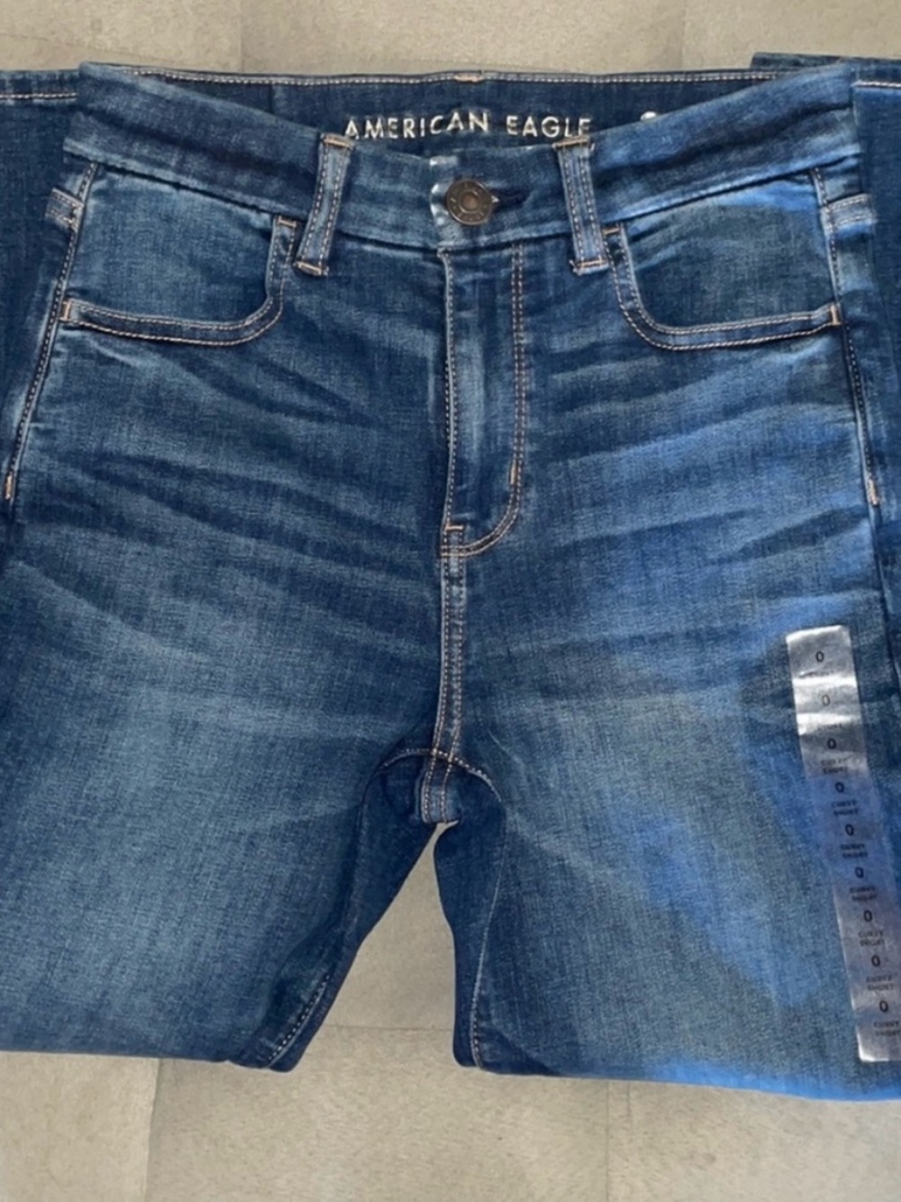 American Eagle Outfitters High-Rise Indigo Blue Women’s Jeans - Picture 10 of 16